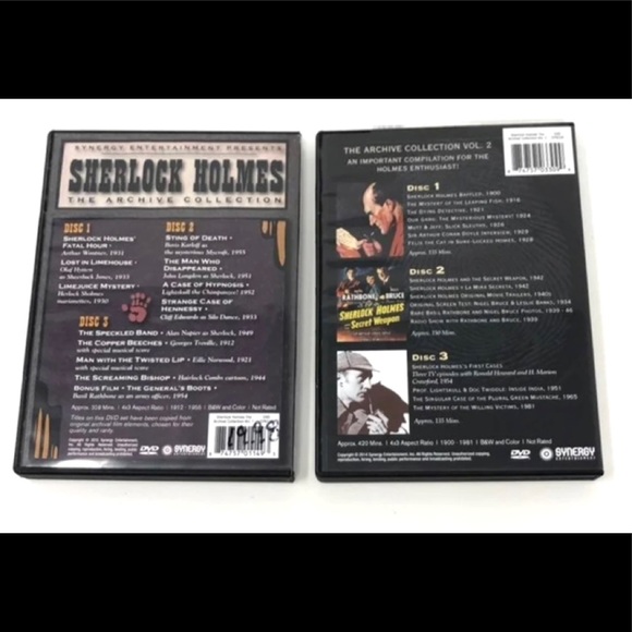 Sherlock Holmes: The Archive Collection Vol. 1 & 2 (DVD) - Picture 2 of 4